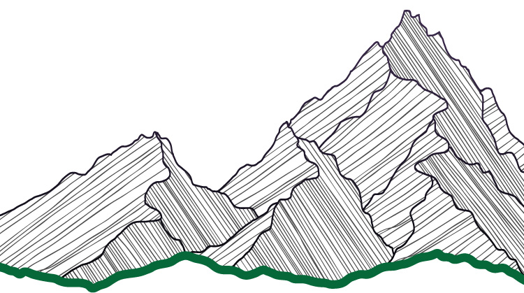 mountain sketch